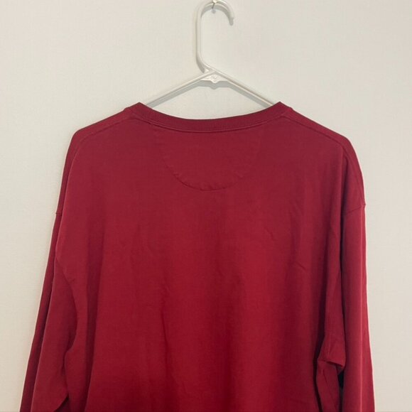 DULUTH TRADING CO COMPANY Mens Longtail T Relaxed Fit Long Sleeve T-Shirt Red M - Picture 8 of 11